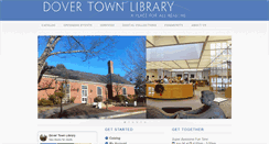 Desktop Screenshot of dovertownlibrary.org