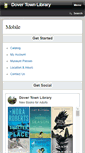 Mobile Screenshot of dovertownlibrary.org